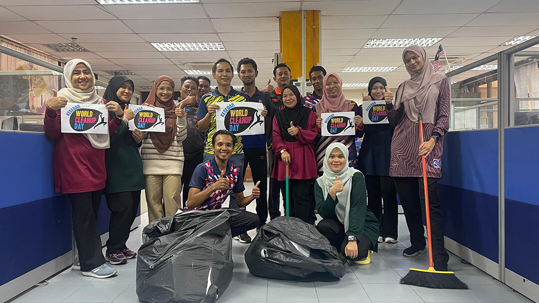 World Cleanup Day,&nbsp;KESEDAR Tingkat Kesedaran Kakitangan