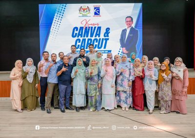 Kursus Capcut & Canva, Tingkat Kemahiran Kreativiti Penjawat