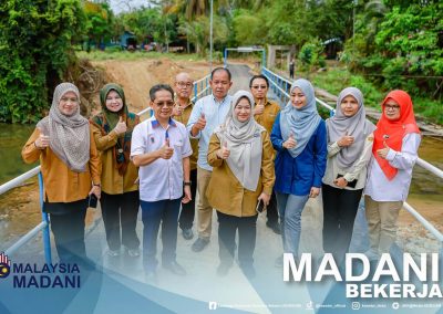 Perasmian Jambatan Baharu Permudah Akses Penduduk Kampung Chatel Damai
