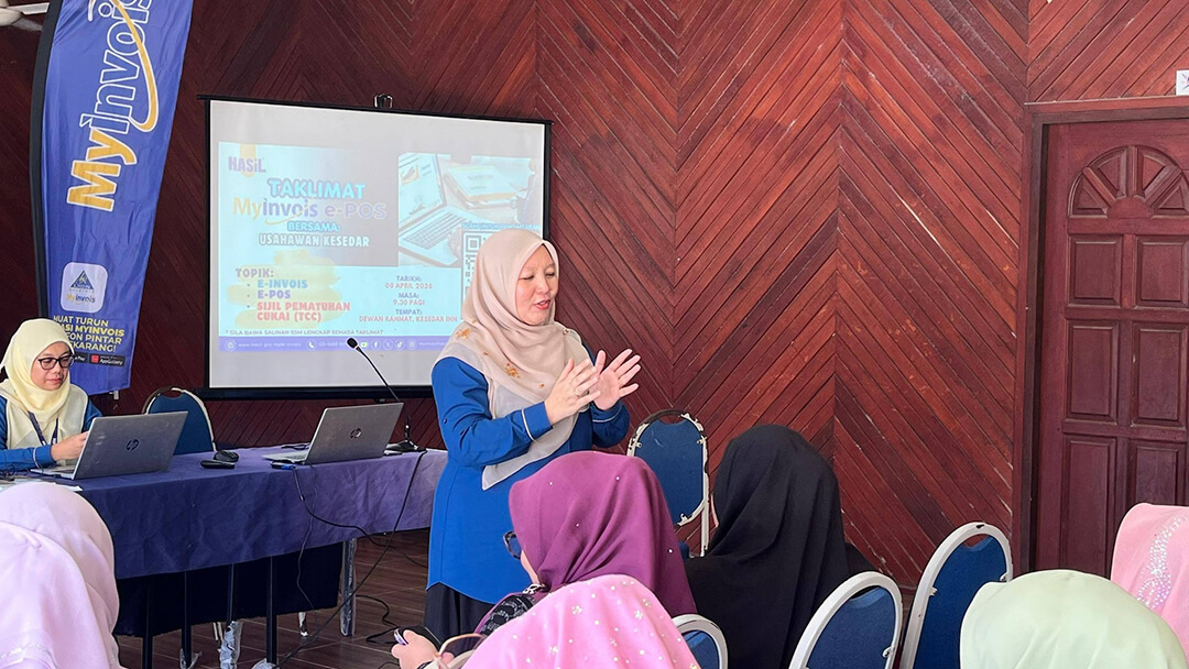 Taklimat MyInvoice e-Pos Perkasa Usahawan KESEDAR Ke Arah Pendigitalan Percukaian