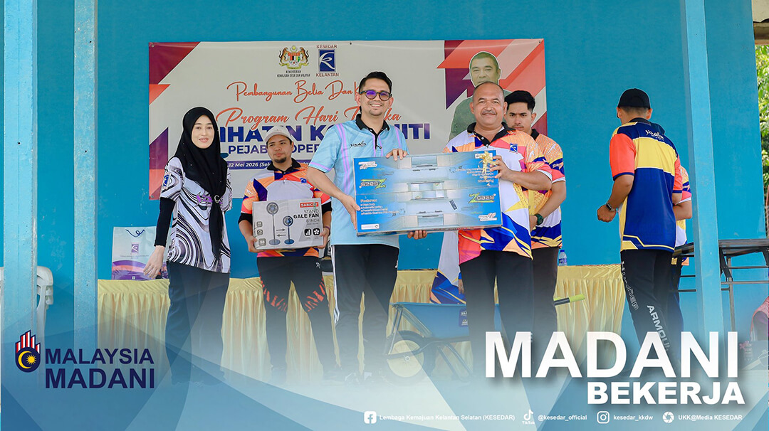 Program Hari Terbuka Prihatin Komuniti Pejabat Operasi KESEDAR Chalil Mengeratkan Perpaduan Komuniti
