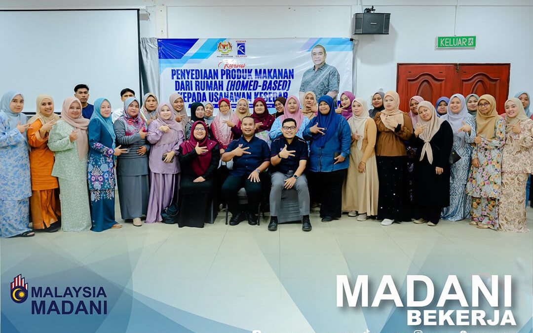 Memperkasa Usahawan&nbsp;KESEDAR Melalui Kursus Penyediaan Produk Makanan Dari Rumah (Home Based)